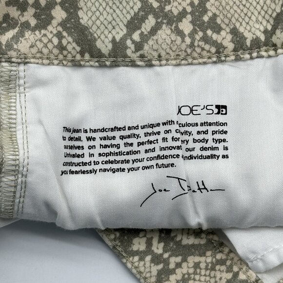 Joe’s Jeans The Lara Size 32 Mid Rise Vesper Cigarette Ankle Snake Print Jeans - Picture 13 of 16